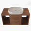 Meuble-lavabo mural 39,4 po