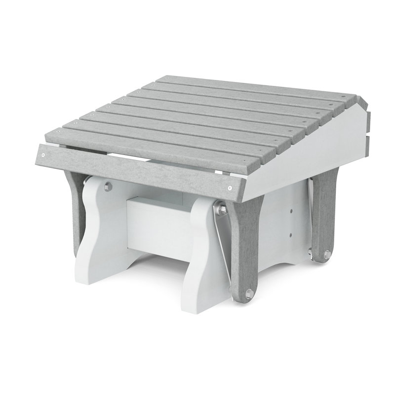 Repose-pieds Heritage, Gris clair / blanc