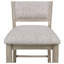 Mobilier de salle à manger en bois de style campagnard 2 pièces brun clair / beige gris-1745611780