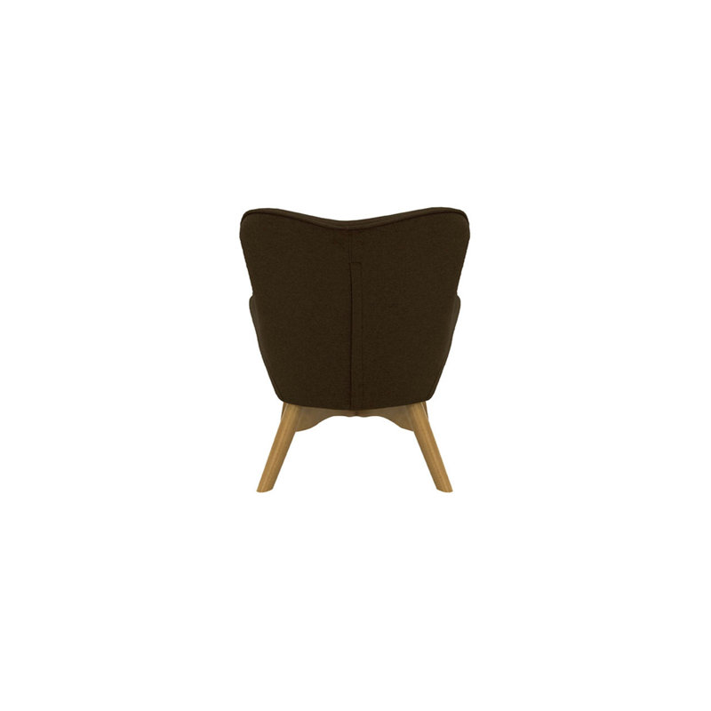 Wimbled Children's Club Chair, Brown/Light Oak