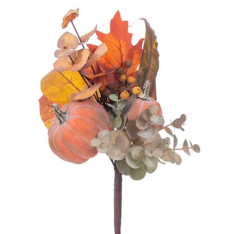 Primeche 16 "citrouille d'eucalyptus orange pomme de pin 3 / sac.