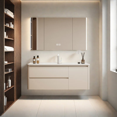 Armoire de salle de bain rétro haut de gamme