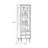 Nut-brown Solid Wood+Glass Display Cases
