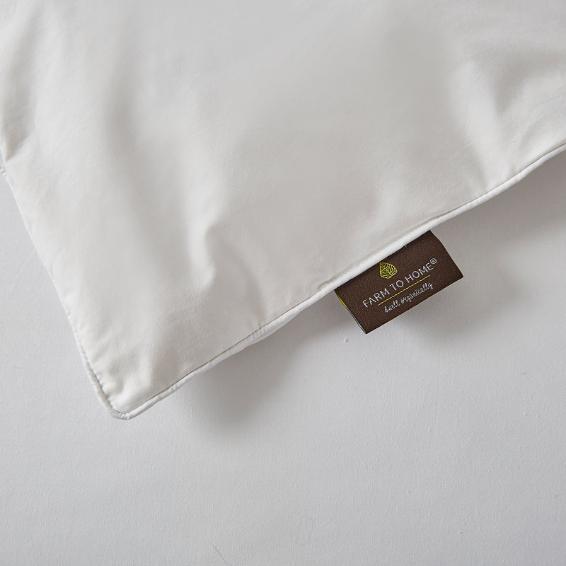 Édredon toutes saisons en duvet synthétique 100% coton et duvet 75 plumes Farm To Home, Simple
