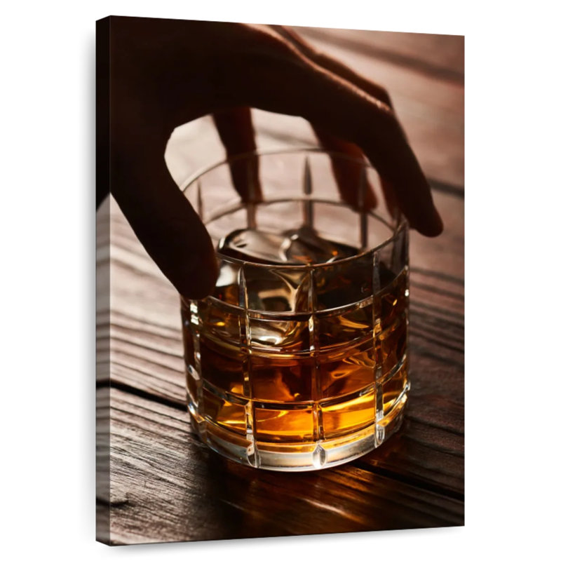 Yarlin Whiskey On The Rocks, 30" H x 20" W
