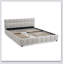 Lit rembourré, base de lit rembourrée confortable, tissu chenille, avec tête de lit et base de lit solide. Avec tiroir pour le rangement-319360976