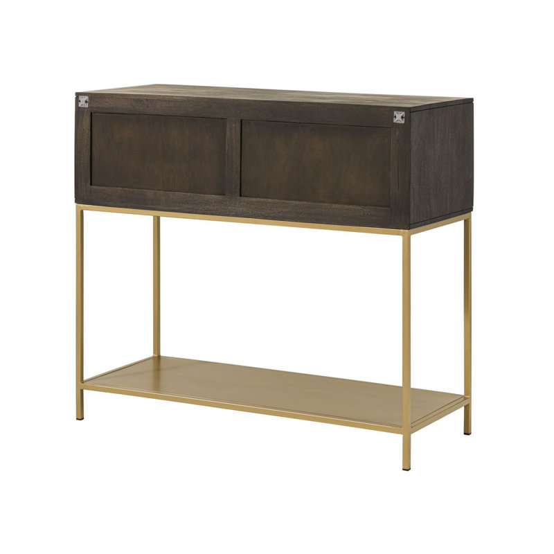 122cm Mini Bar, Gray oiled