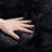 Gulafsha Faux Sheepskin Fur Fluffy Shag Round Area Rug in Black-285580800