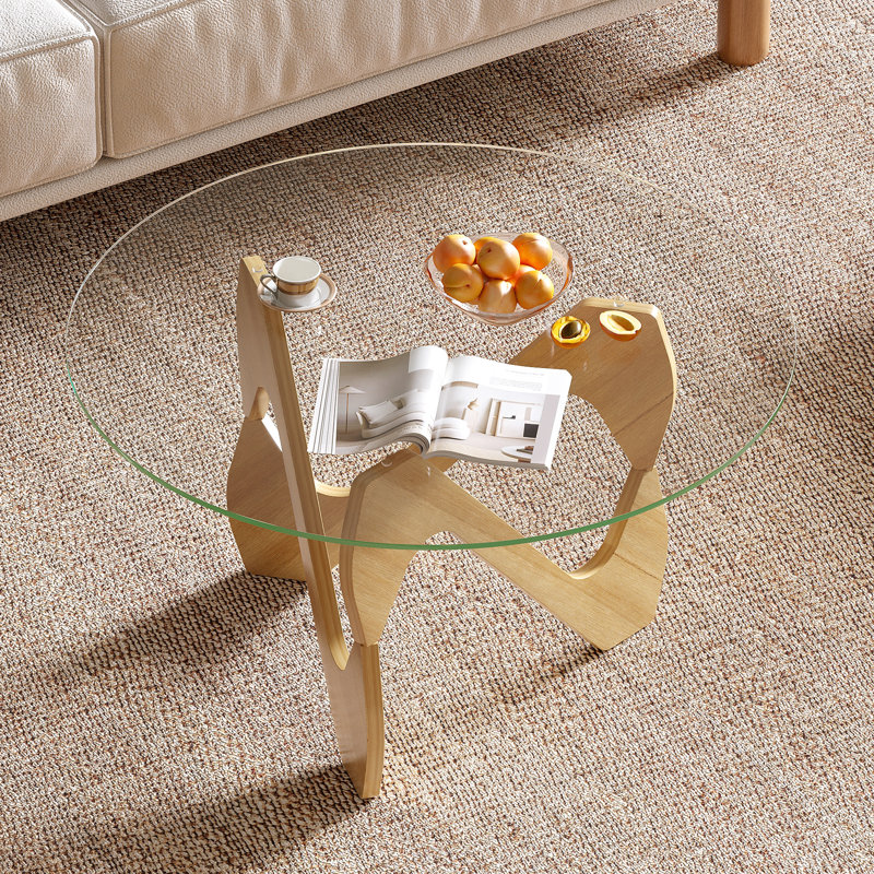 Three Leg Coffee Table, Oak