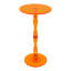 Table d'appoint 17,7 po en acrylique, table de bout ronde en spirale sculptée avec base stable pour le salon-599701385-599703392