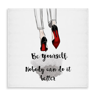 Be Yourself Tablecloth - Versatile Bedroom Shoes Decor