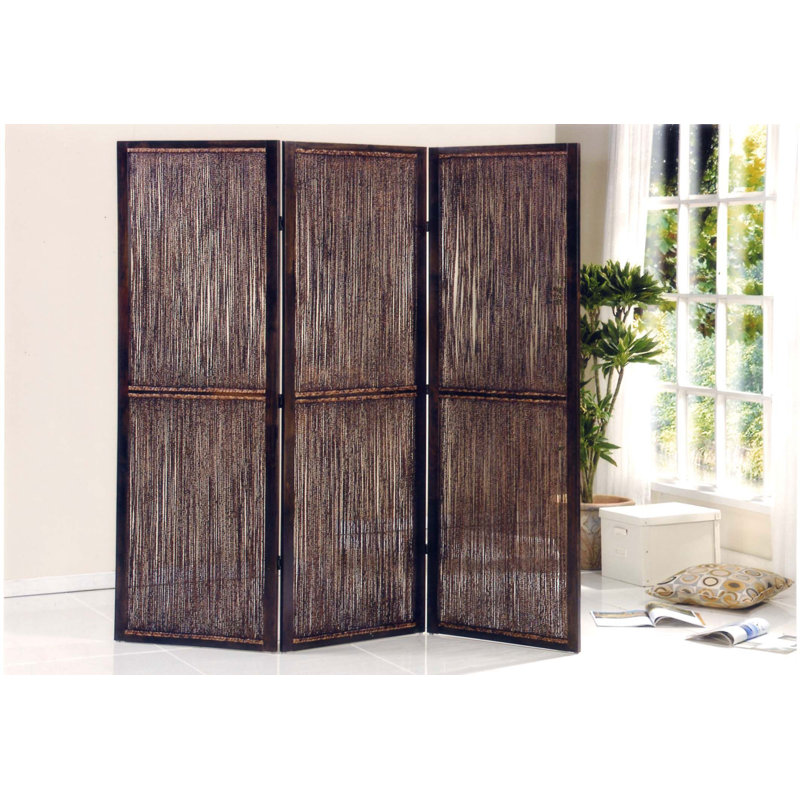 Tappahannock 72'' W x 72'' H 3 - Panel Solid Wood Folding Room Divider