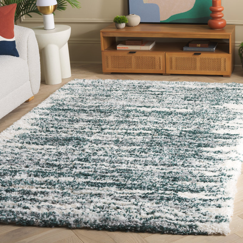 Wawona Shag 800 Performance Abstract Rug, Rectangle 5'3" x 7'6"