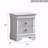 Bedroom Nightstand Pearl White Finish Finish-867749576