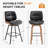 Swivel Upholstered Counter & Bar Stool（set of #)-697966794