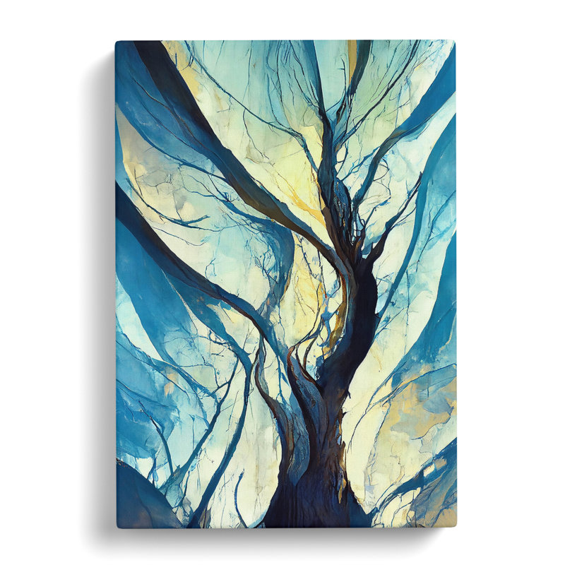 Branches Of A Tree No.6 - Painting, Wrapped Canvas, 50cm H x 35cm W x 3cm D, No Matte