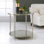 Sculpture Glass End Table-46573994