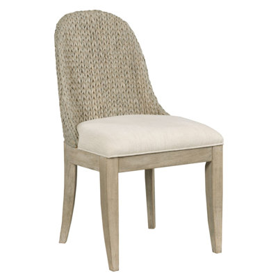 Chinita Upholstered Side Chair in Oyster
