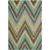 Tapis performance à chevrons crocheté à la main Hayes