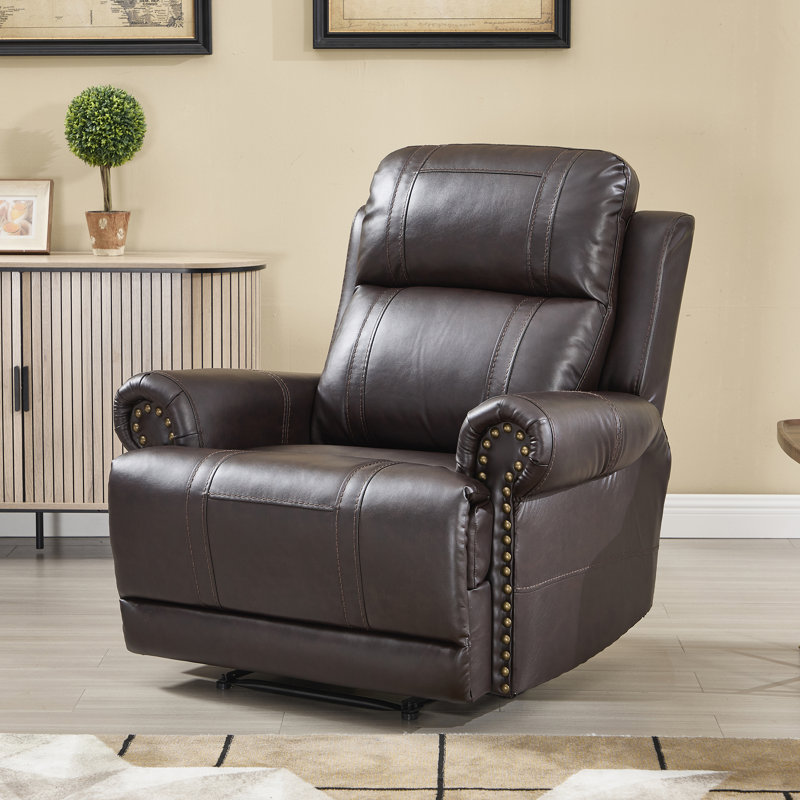Dulles 39.1" Faux Leather Power Recliner