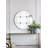 Manufactured Wood Frame Vertical Round Mirror