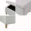 Banc de rangement rectangulaire à fermeture douce