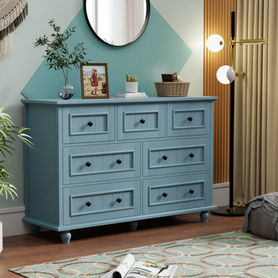 Commode rétro 7 tiroirs l 47,24 po