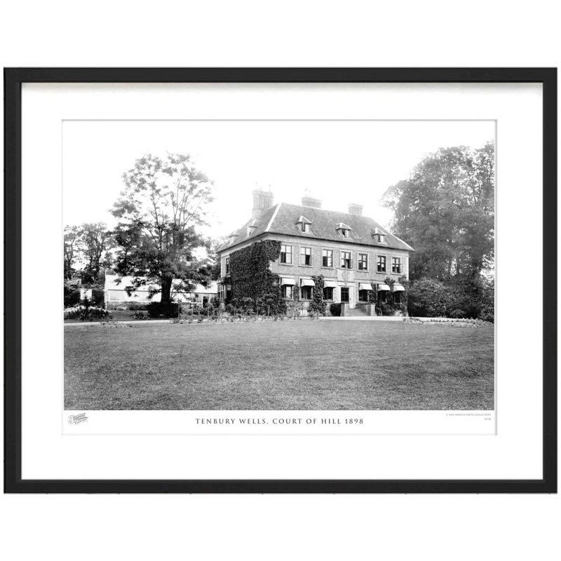 Tenbury Wells, Court Of Hill 1898 by Francis Frith - Single Picture Frame Print, 45cm H x 60cm W x 2.3cm D
