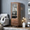 All solid wood black walnut bookcase