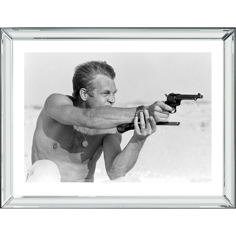 Steve Mcqueen Pistols - Print on Wood