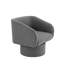 Chaise d'appoint rembourrée classique en tissu 1pc-905563033