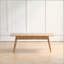 Centre de table Table basse 100% plateau en bois massif avec plateau et plateau de table basse Largeur 120 X Profondeur 56 X Hauteur 45 Cm Bureau d'étude Facile à assembler