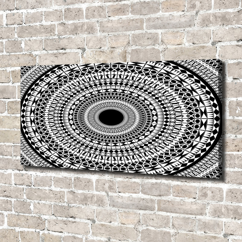 Circle Ornaments - Wrapped Canvas Print