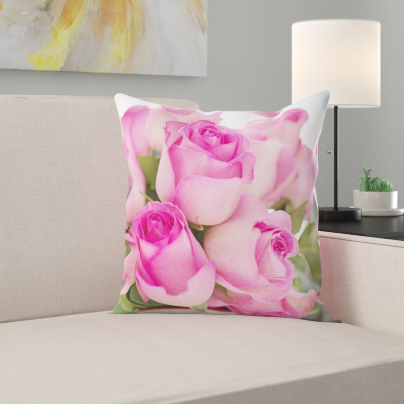 Coussin roses
