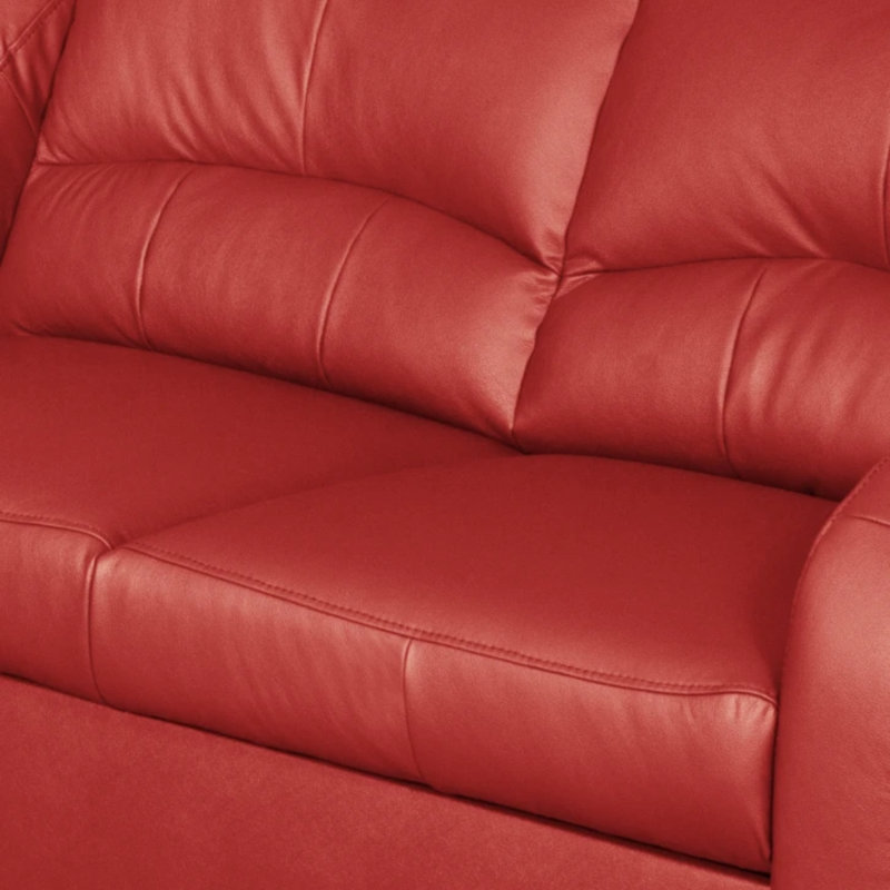 Fridulf 3 Seater Sofa Bed, Red, Left Hand Facing