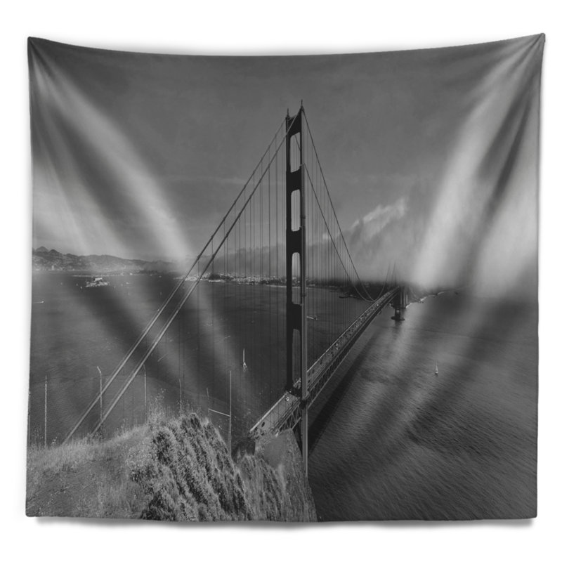 Tapisserie Golden Bridge, H 68 po x l 80 po