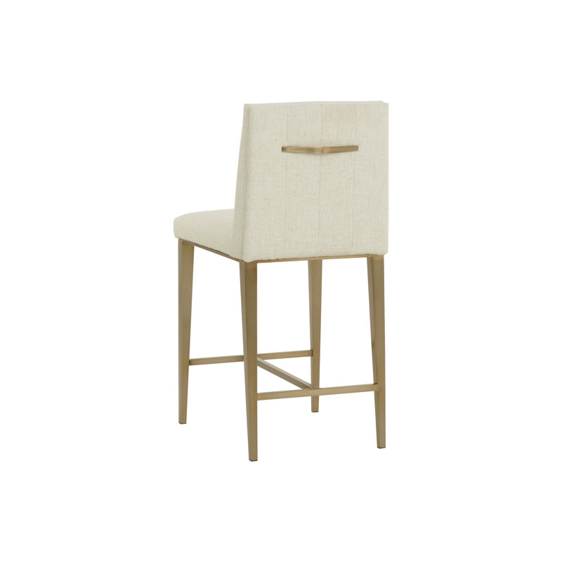 Wilbur Upholstered Stool with Metal Frame