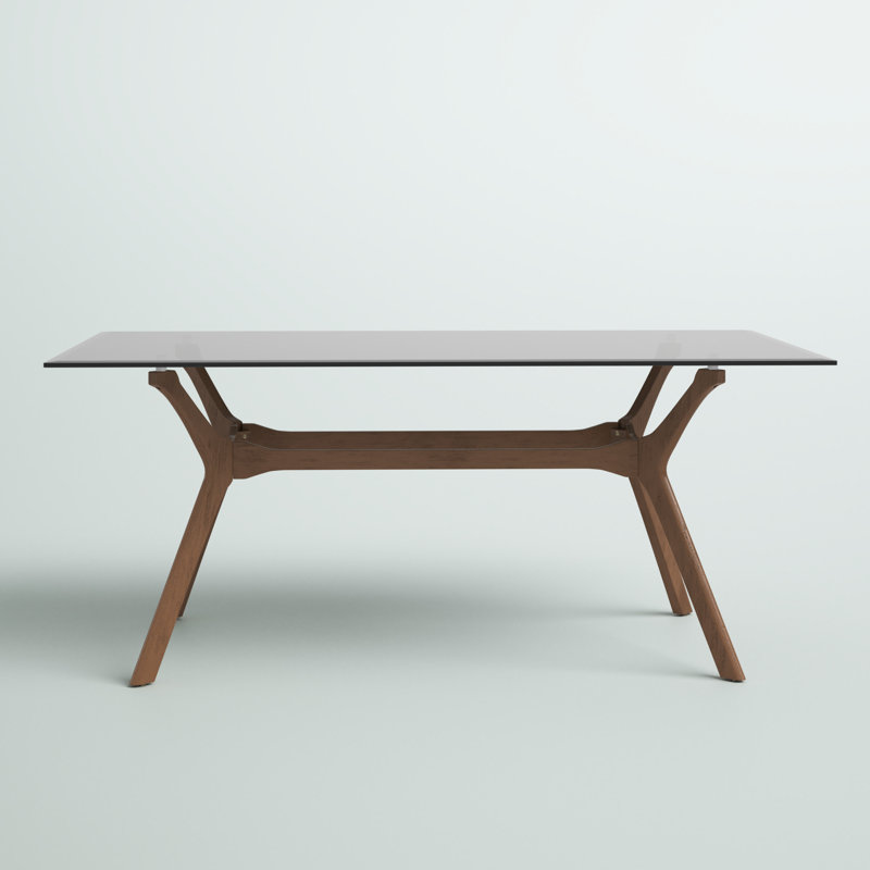 Alxander Glass Top Dining Table
