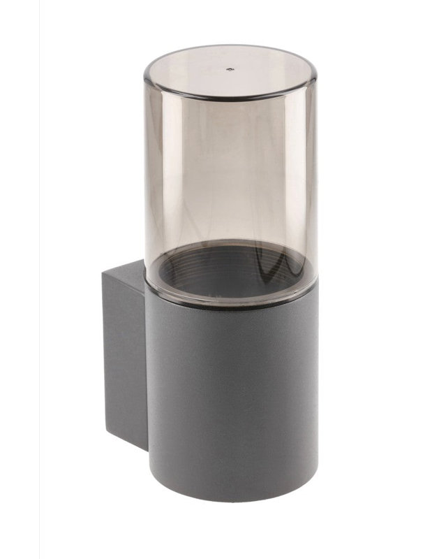 Bonna 22cm H Outdoor Wall Lantern, Dark Grey