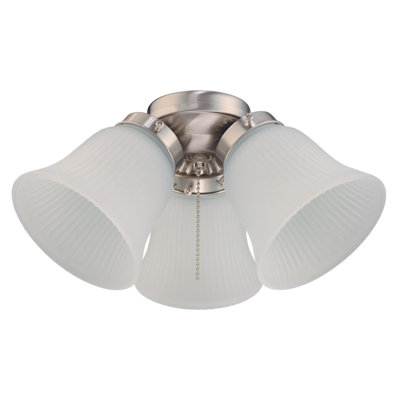 12.75 in. 3 - Light LED Branched Ceiling Fan Light Kit