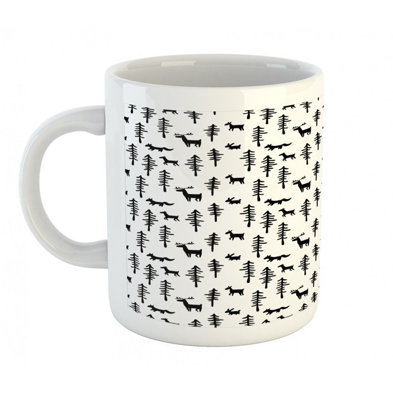 Grande tasse à café forest
