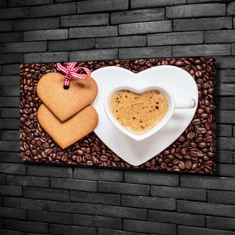 Coffee And Gingerbreads - Wrapped Canvas Print