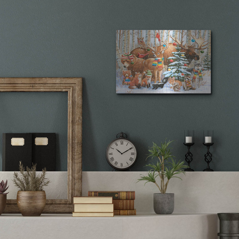 «Magical Forest Holiday» par William Vanderdasson, H 12 po x l 16 po