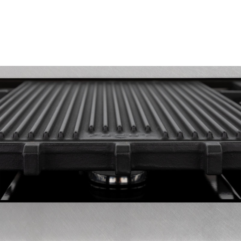 ZLINE Autograph 48" Legacy Dual Fuel Range in DuraSnow® w/ Black & Bronze Accents
