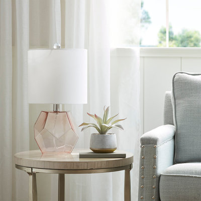 Geometric Glass Table Lamp