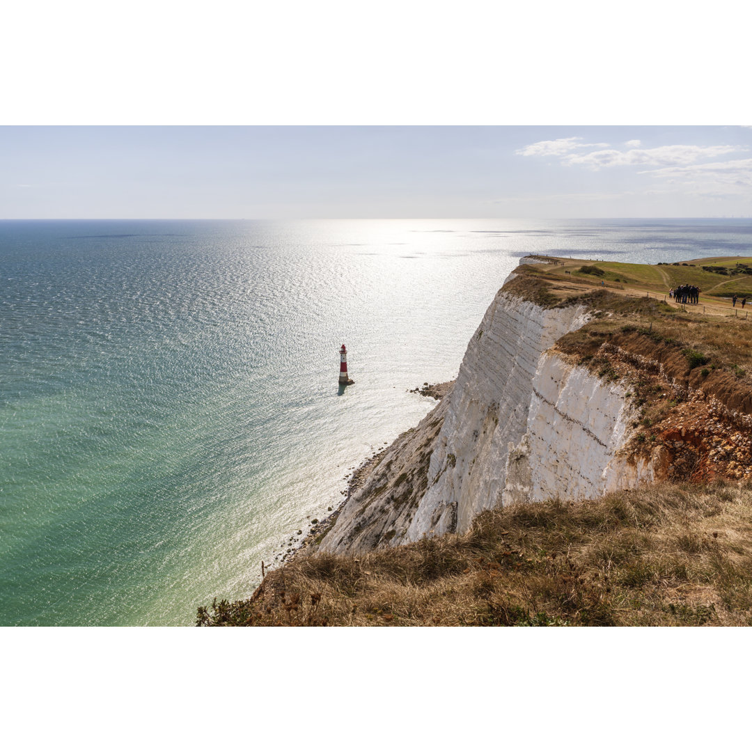 Beachy Head, Eastbourne von TolgaTEZCAN - Bild auf Leinwand