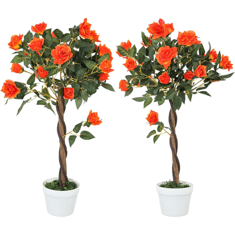 Arrangement in Pot, Orange