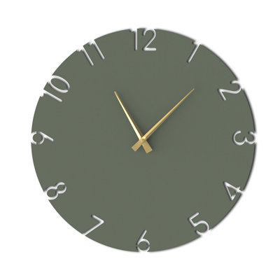 Trace Metal Wall Clock