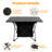 Tarunjot Rectangular Metal Folding Outdoor Camping Table , 26.96'' in. W 17.51'' in. D