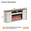 Meuble télé avec foyer-1041842365